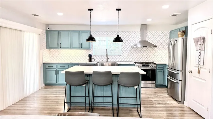 Remodeled kitchen