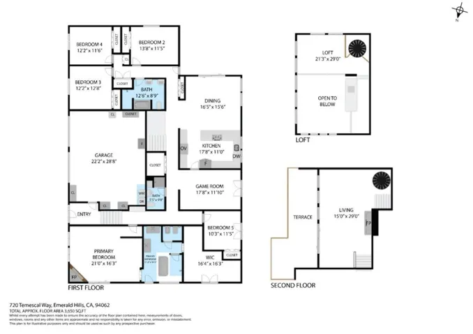 720 Temescal Way, Redwood City, California 94062