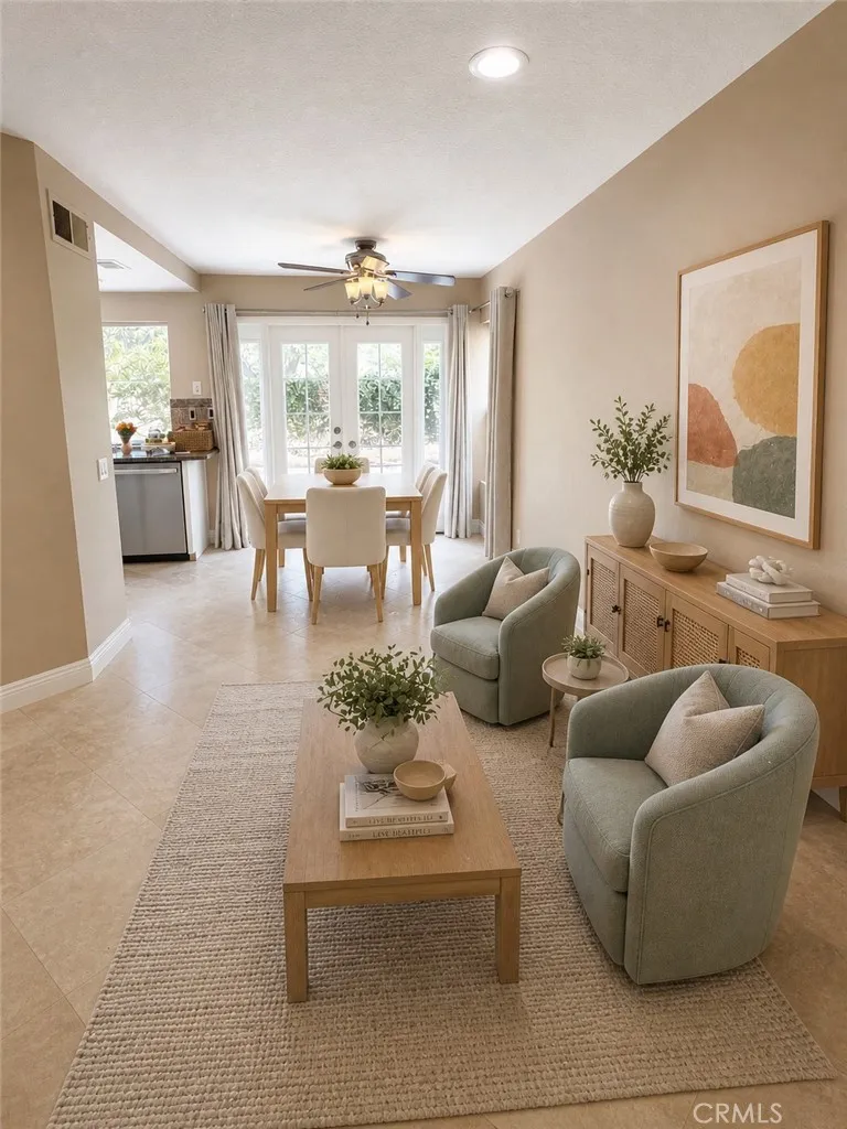Enjoy Family Time in the Family Room. AI digitally staged