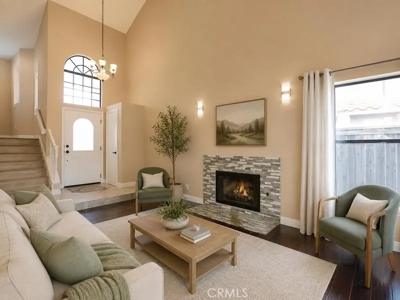 Enjoy your main living room. AI digitally enabled staging