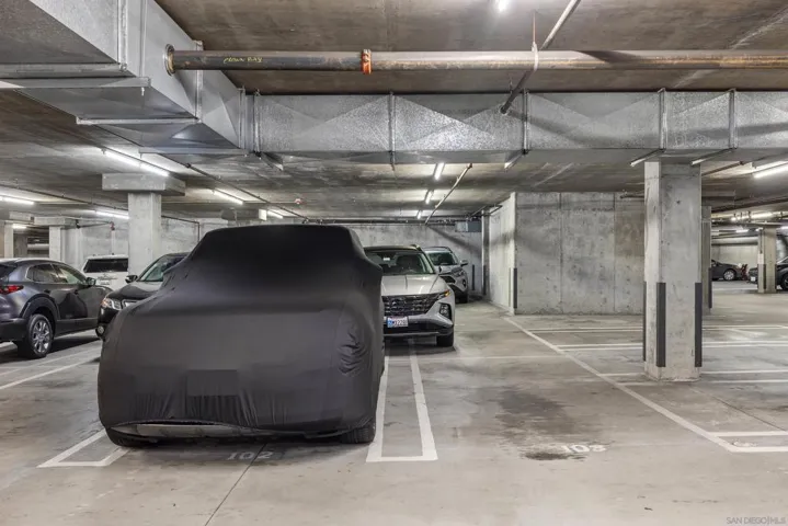 side by side parking spaces!