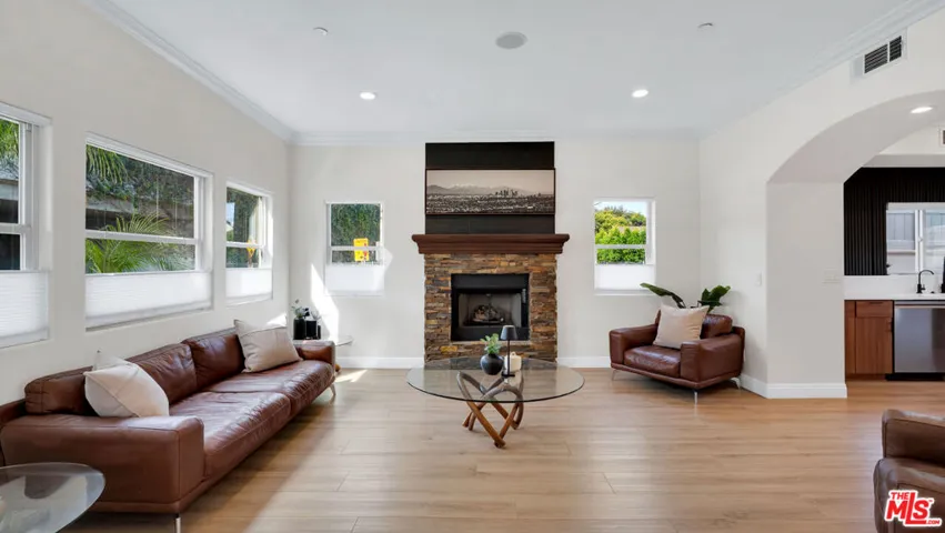 This first living room offers