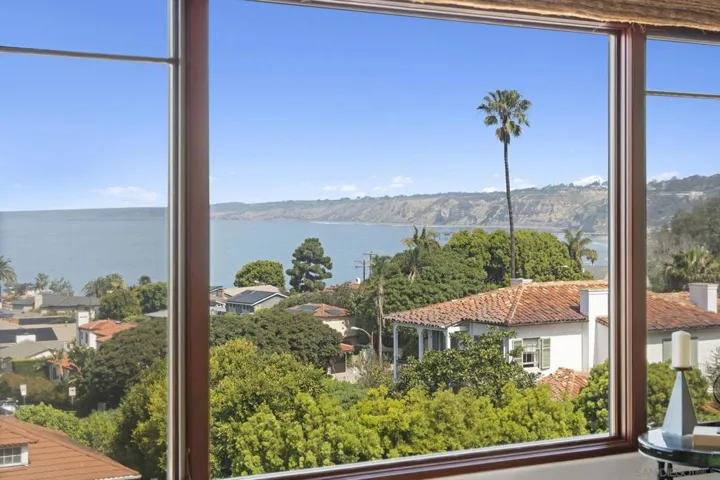 Panoramic ocean views paired with the beauty of Torrey Pines in the distance.