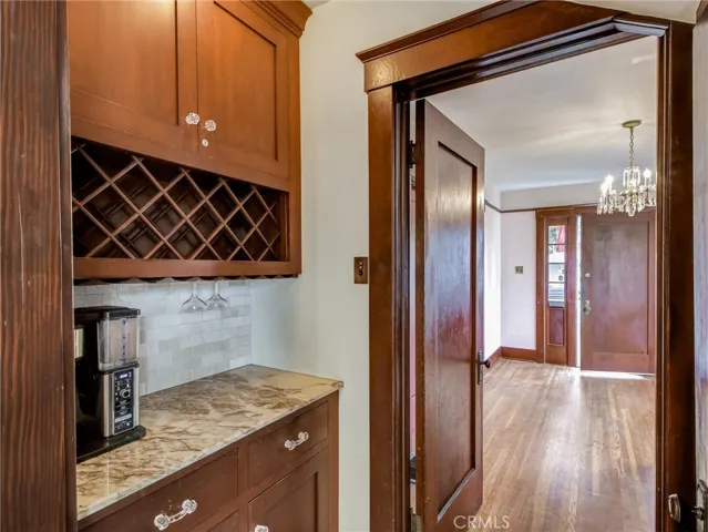 Coffee Enclave across from Powder Room