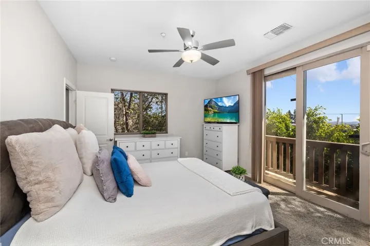 Primary suite with private balcony