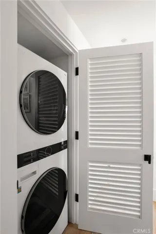 Indoor laundry on second floor