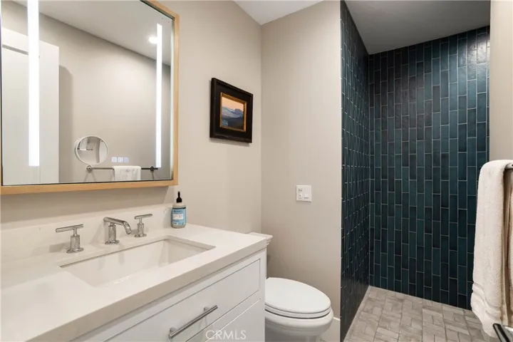 Bathroom with shower on first floor