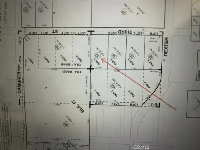 Plot map APN 377-090-033