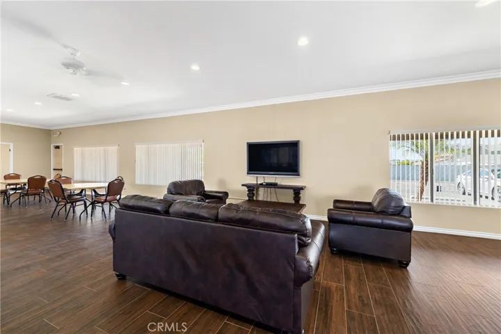 Clubhouse TV area