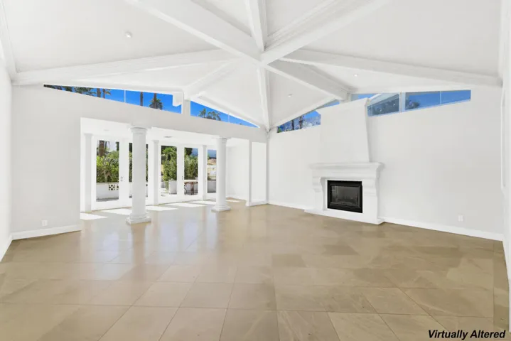 Virtually altered main living area