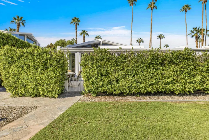 Back of property