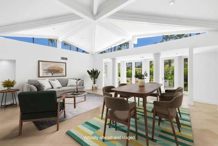 Virtually altered main living area