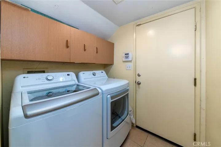 interior downstairs Laundry room