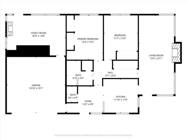 Main house.  NOTE; Family room is designated as "Bonus Room" in other pictures.