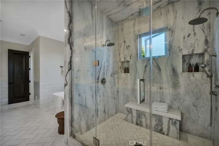 Primary Shower with 3 Shower Heads