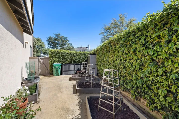 Family Gardening on side yard