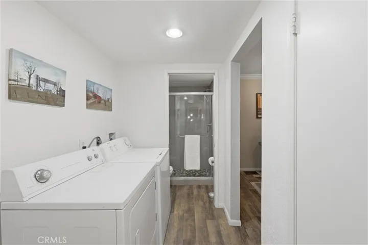 Laundry room to bathroom