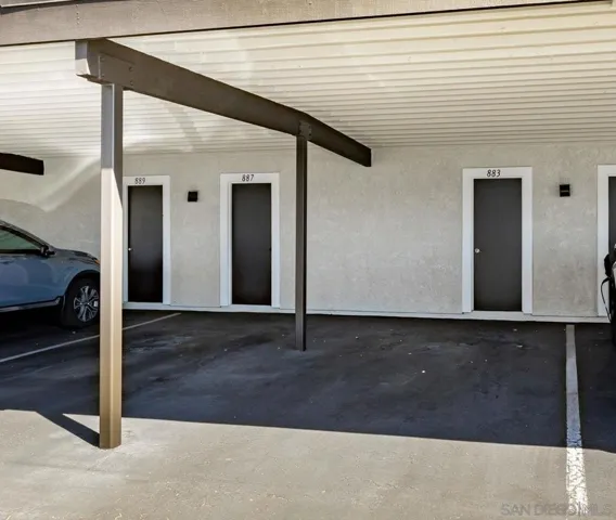 Assigned covered parking