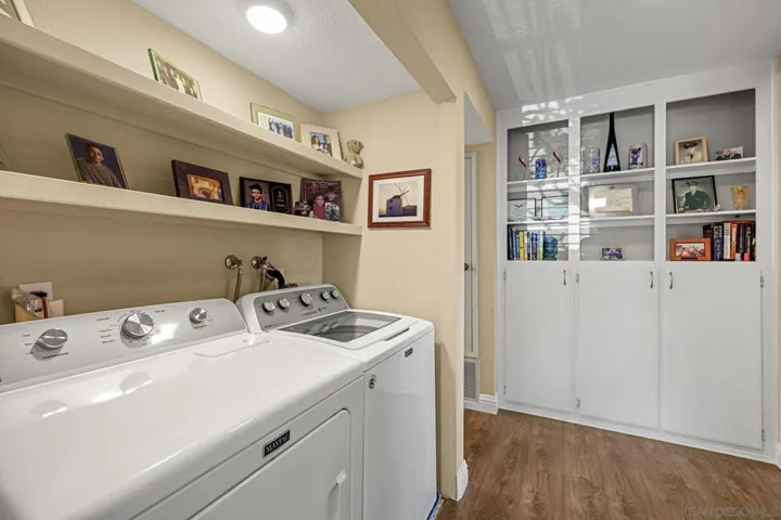 Full size laundry closet!