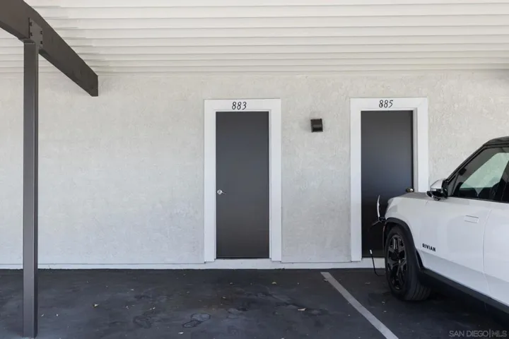 Assigned parking spot with secure spacious storage closet.