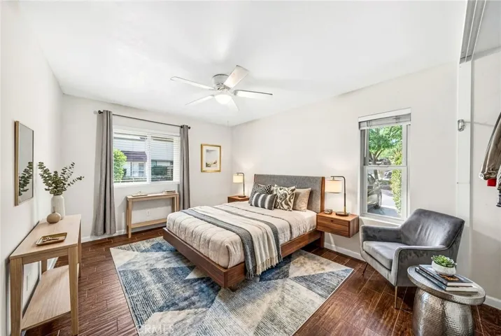 Room virtually staged