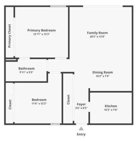 Spacious open concept floorplan
