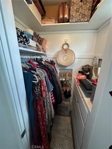 Walk in closet in upstairs office/bedroom