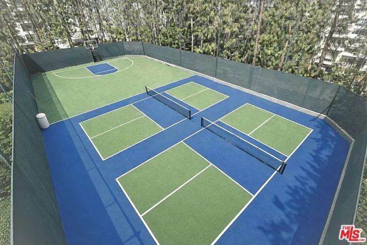 Pickle ball and basketball cou