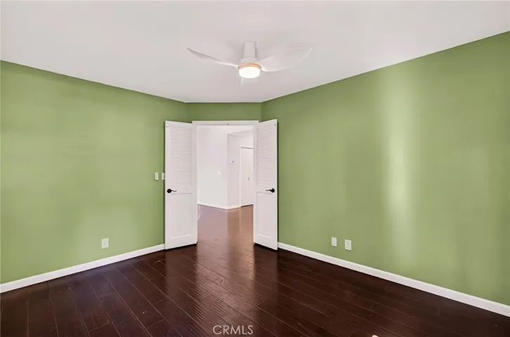 double doors to main living area