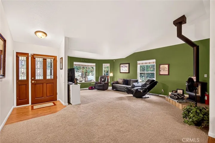 entryway & living room