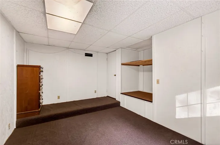 Basement room view from doorway