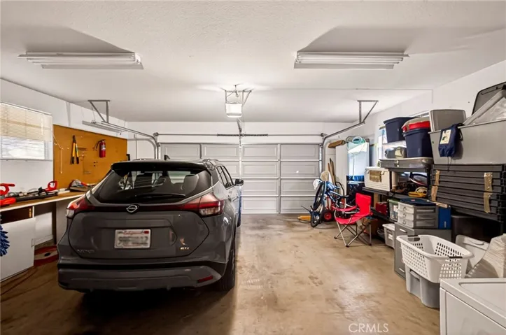 fully finished 2-car garage