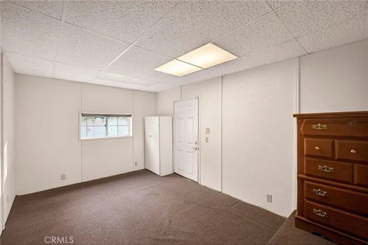 Basement Room view towards exterior door