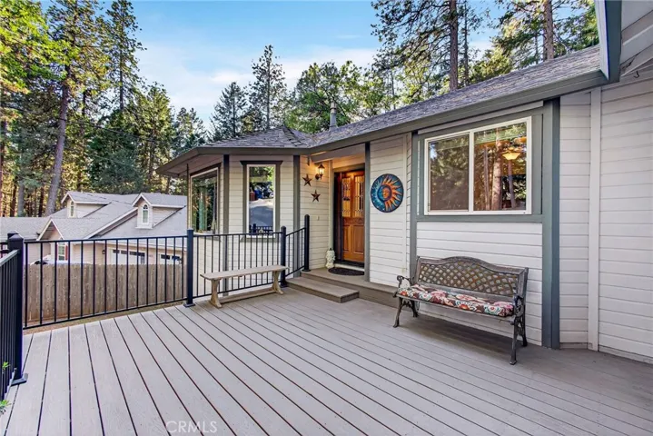 expansive front porch