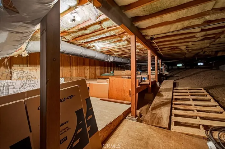 under house access space & extra storage