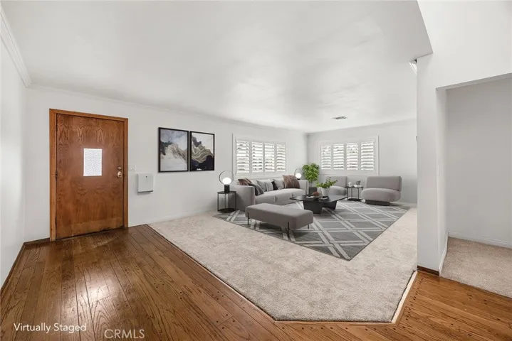 Living room- virtually enhanced