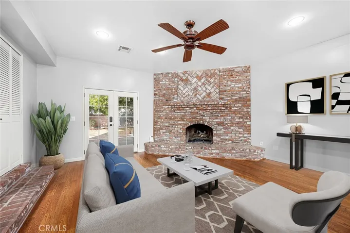Family room-virtually enhanced