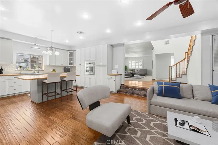 Kitchen, Family room-virtually enhanced