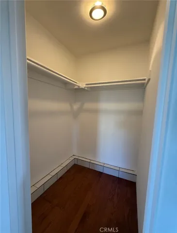 Secondary bedroom has a large walk-in closet.
