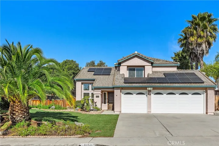 Expansive private lot with 3 car garage and solar