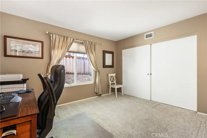 Downstairs bedroom currently used as an office