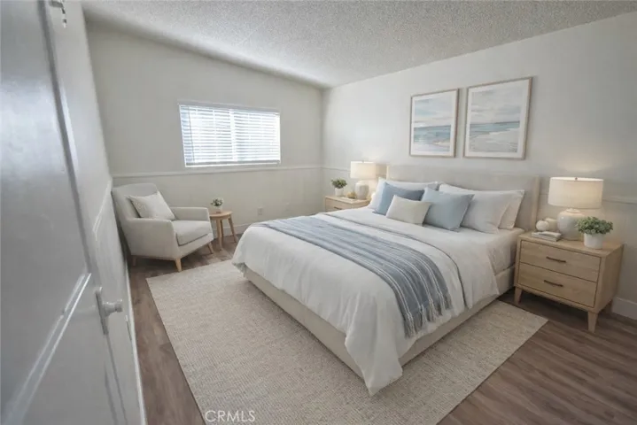 Bedroom with virtual staging