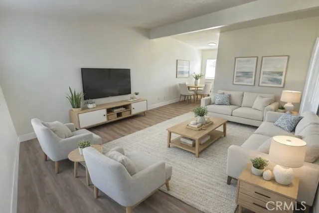 Living Room with virtual staging