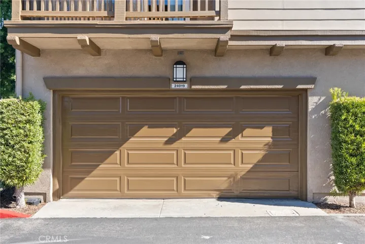 Two car attached garage