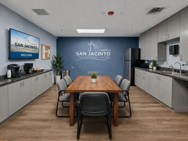 AI Staged Breakroom
