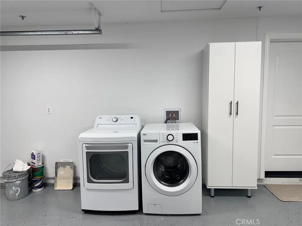 Laundry in Garage