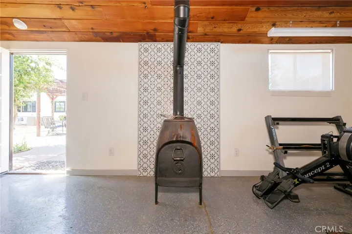 Woodstove for heat Studio