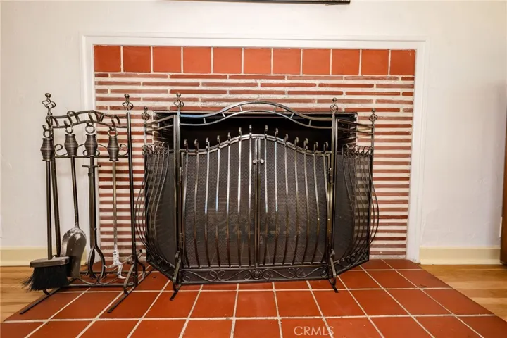 Fireplace front Living room