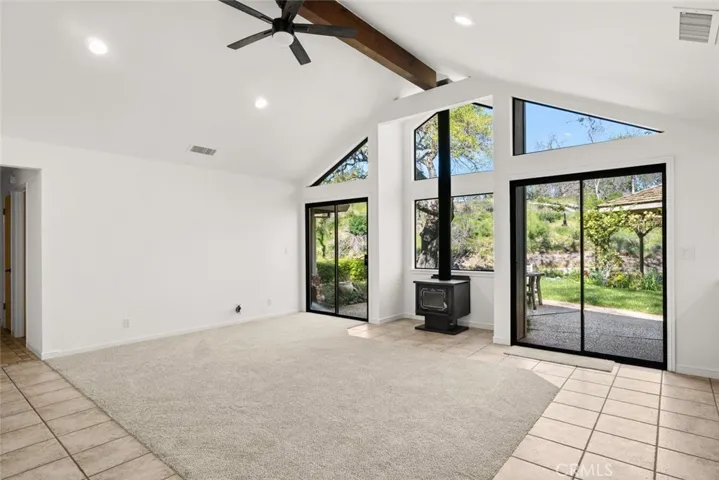 Beautiful views of the back yard!