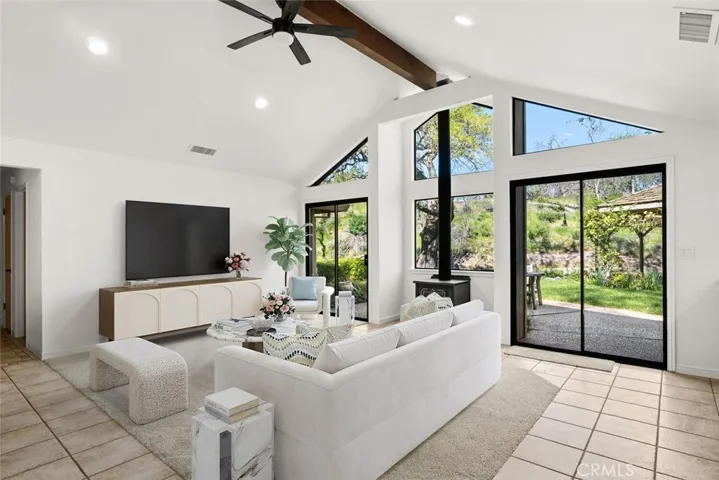 Virtually staged - Beautiful views of the back yard!